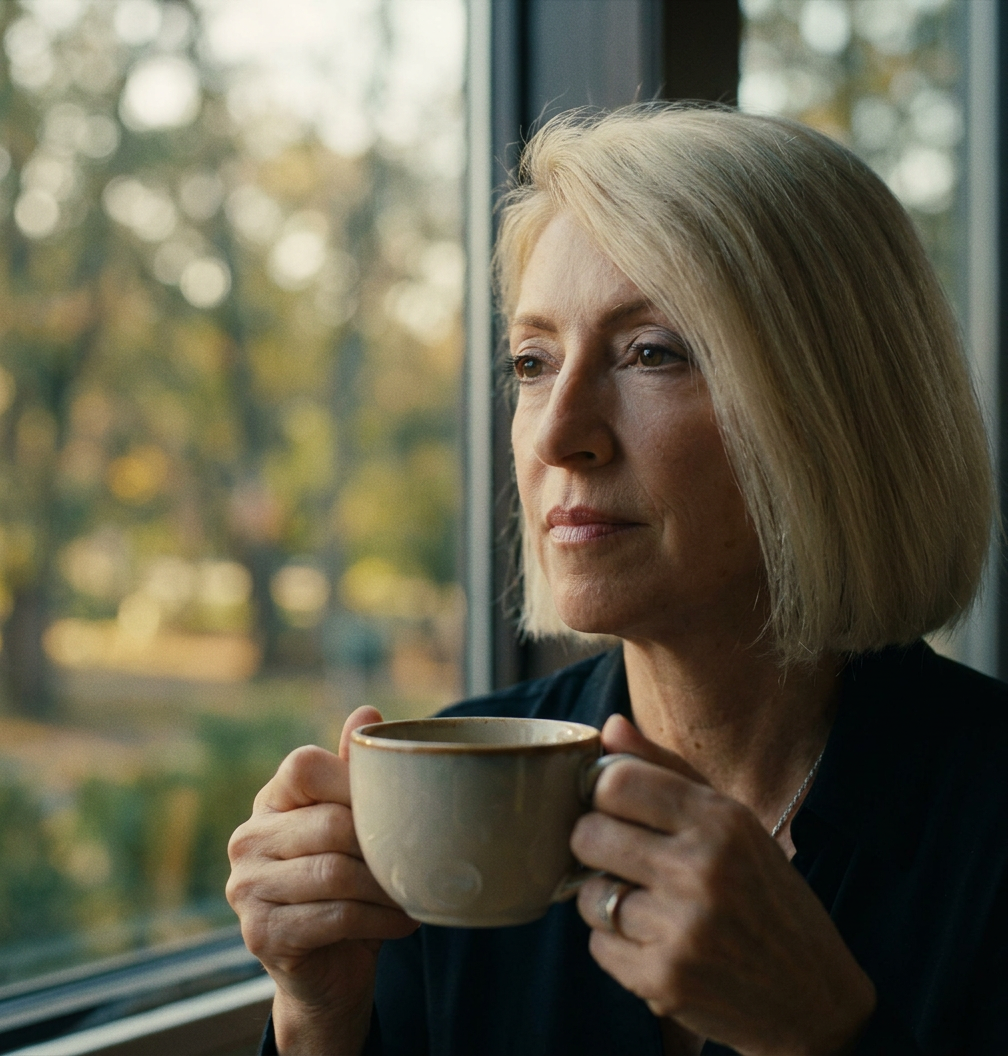 Dr. Kay thinking about something important