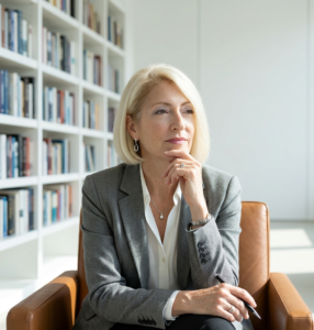 Dr. Kay pensive