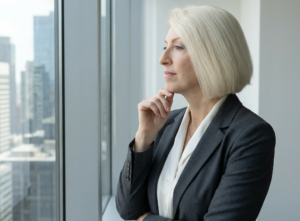 Dr. Irena Kay thoughtful